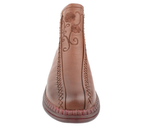 Ghete casual, dama, FORMAZIONE, 8202-02 maro, piele naturala